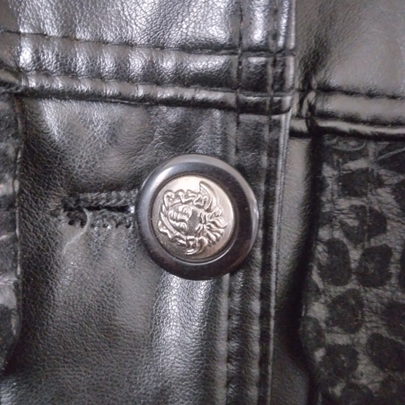 NWOT- CV HANDMADE IN ITALY LEATHER JACKET - Picture 8 of 8